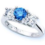 Blue Diamond Rings
